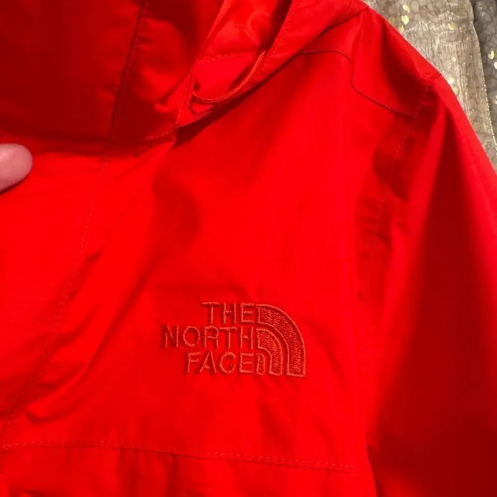 The North Face Resolve 2 Dryvent Red Orange Men's Rain Wind Proof‎ Jacket Small